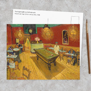 Vincent van Gogh - Het Nachtcafé Briefkaart