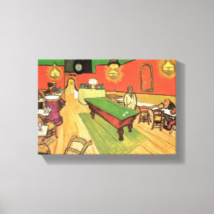 Vincent Van Gogh - Het Nachtcafé in Arles Canvas Afdruk