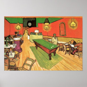 Vincent Van Gogh - Het Nachtcafé in Arles Poster