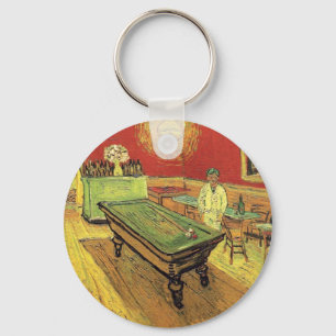 Vincent Van Gogh - Het Nachtcafé Kunstwerk Sleutelhanger