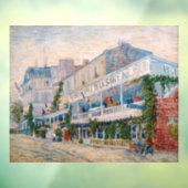 Vincent van Gogh - Het restaurant van de la Sirene Raamsticker (Vel 3)