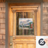 Vincent van Gogh - Het restaurant van de la Sirene Raamsticker (Huis Deur)