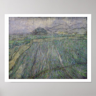 Vincent van Gogh Het Thunder-Storm Poster