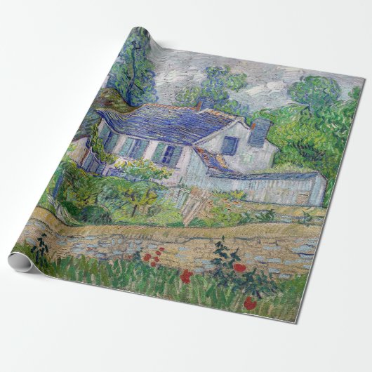 Vincent van Gogh - Houses bij Auvers Cadeaupapier (Uitgerold)