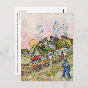 Vincent van Gogh - Houses en Afbeelding Briefkaart