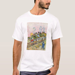 Vincent van Gogh - Houses en Afbeelding T-shirt