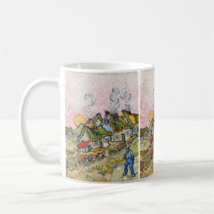 Vincent van Gogh - Huizen en Figuur Koffiemok