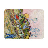 Vincent van Gogh - Huizen en Figuur Magneet (Horizontaal)