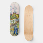 Vincent van Gogh - Huizen en Figuur Skateboard (Voorkant)