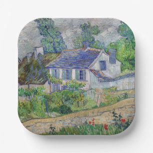 Vincent van Gogh - Huizen in Auvers Papieren Bordje