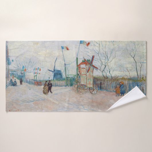Vincent van Gogh - Impasse des Deux Frères (Serviette de bain)