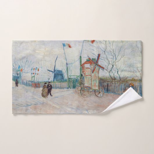 Vincent van Gogh - Impasse des Deux Frères (Serviette à main)