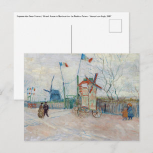 Vincent van Gogh - Impasse des Deux Freres Briefkaart