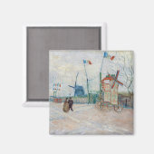 Vincent van Gogh - Impasse des Deux Freres Magneet (Voorkant / Achterkant)