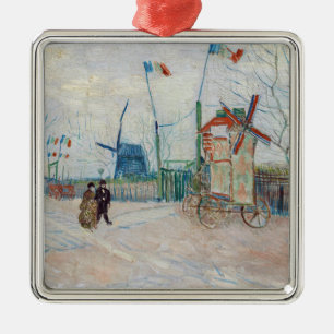 Vincent van Gogh - Impasse des Deux Freres Metalen Ornament