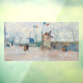 Vincent van Gogh - Impasse des Deux Freres Raamsticker (Vel 3)