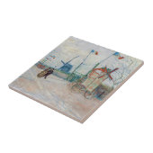 Vincent van Gogh - Impasse des Deux Freres Tegeltje (Zijkant)