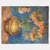 Vincent van Gogh - Imperial Fritillaries Fleece Deken (Voorkant (Horizontaal))