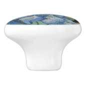 Vincent van Gogh Impressionisme Bloemenschilderij Keramische Knop (Zijkant)