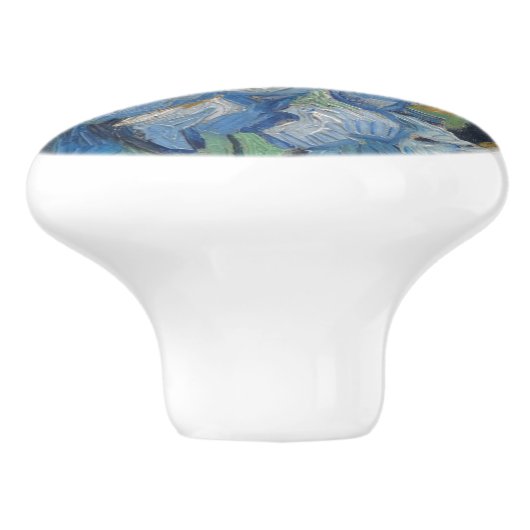 Vincent van Gogh Impressionisme Bloemenschilderij Keramische Knop (Zijkant)