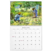 Vincent van Gogh Impressionisme Kunst Kalender (Mar 2026)