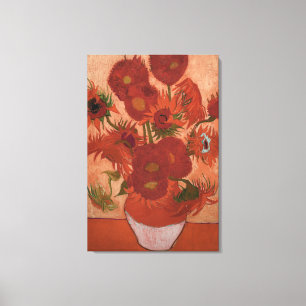 vincent van gogh impressionist sunflower fine art canvas afdruk