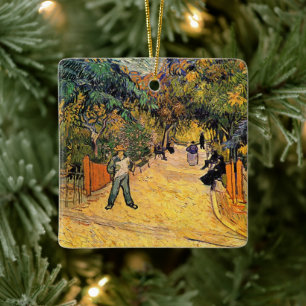 Vincent van Gogh - Ingang tot openbaar park, Arles Keramisch Ornament