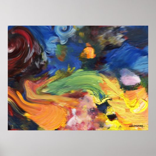 Vincent Van Gogh inspiratie Poster (Voorkant)