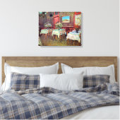 Vincent Van Gogh - Interieur van een restaurant Canvas Afdruk (Insitu (Slaapkamer))