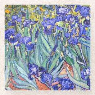 Vincent Van Gogh Iopen Floral Fine Art Glazen Onderzetter