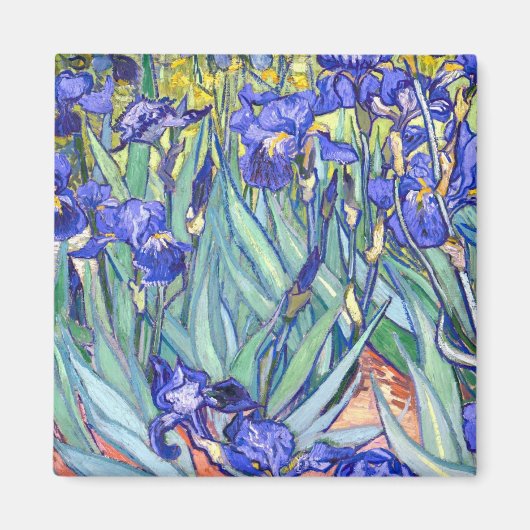 Vincent Van Gogh Iopen Floral  Fine Art Magneet (Voorkant)