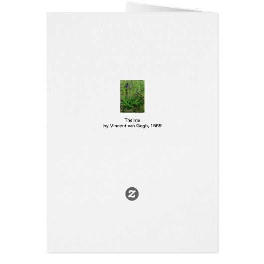 Vincent van Gogh - Iris (Dos)