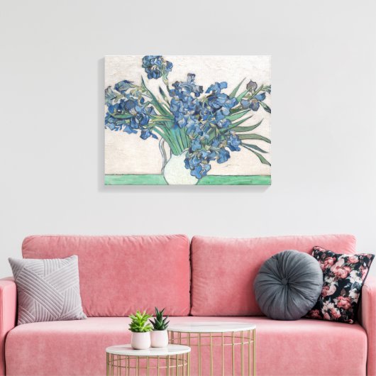 Vincent Van Gogh | Irises, 1890 Canvas Afdruk (Insitu (Woonkamer))