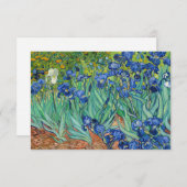 Vincent Van Gogh - Irises Bedankkaart (Voorkant / Achterkant)