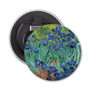 Vincent Van Gogh - Irises Button Flesopener