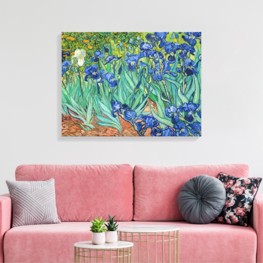 Vincent Van Gogh - Irises Canvas Afdruk (Insitu (Woonkamer))
