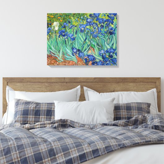 Vincent Van Gogh - Irises Canvas Afdruk (Insitu (Slaapkamer))
