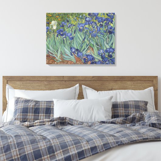 Vincent Van Gogh Irises Canvas Afdruk (Insitu (Slaapkamer))