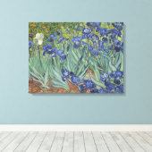 Vincent Van Gogh Irises Canvas Afdruk (Insitu (Houten vloer))