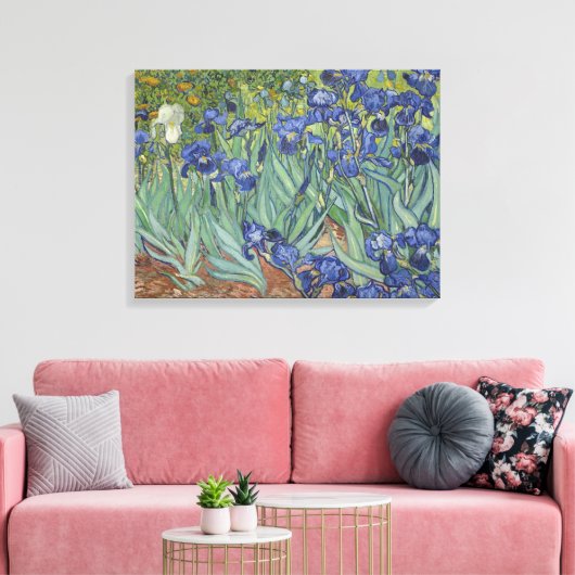 Vincent Van Gogh Irises Canvas Afdruk (Insitu (Woonkamer))