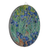 Vincent Van Gogh - Irises Dartbord (Voorkant Links)