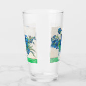 Vincent van Gogh IRISES EN ROZEN drink glas (Links)