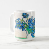 Vincent van Gogh IRISES EN ROZEN mok (Voorkant links)