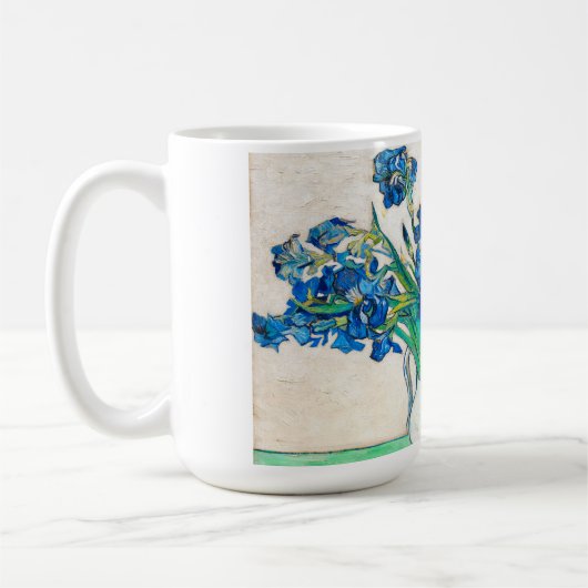 Vincent van Gogh IRISES EN ROZEN mok (Links)