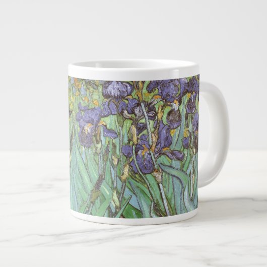 Vincent van Gogh - Irises Extra Grote Mok (Voorkant rechts)