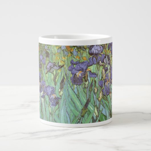 Vincent van Gogh - Irises Extra Grote Mok (Voorkant)