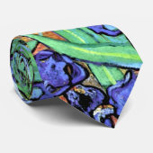 Vincent Van Gogh - Irises - Flower Lover Fine Art Stropdas (Opgerold)