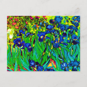 Vincent Van Gogh - Irises - Flower Lover Pop Art Briefkaart