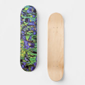 Vincent Van Gogh Irises - Flower Lover Skateboard (Voorkant)