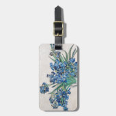 Vincent Van Gogh. Irises. Impressionisme floraal Bagagelabel (Voorkant verticaal)